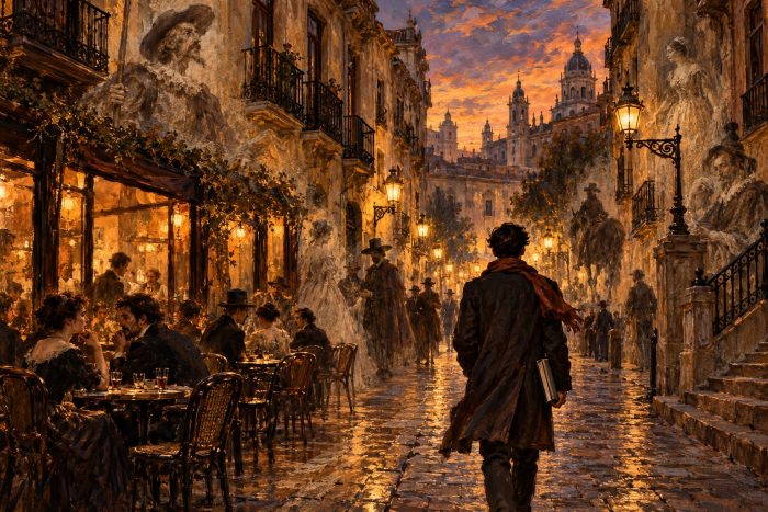 Un joven escritor recorre un Madrid antiguo poblado de recuerdos
